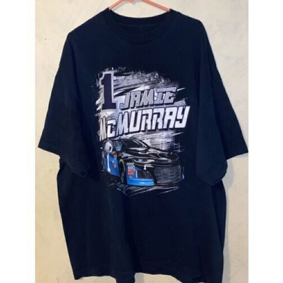 Jamie McMurray Nascar T-Shirt #1  CHIP Ganassi Racing  3XL Front N Back Print - Picture 1 of 7